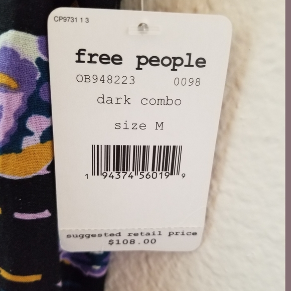 Free People NWT Summer in Tulum Tunic Top Medium - Picture 4 of 10